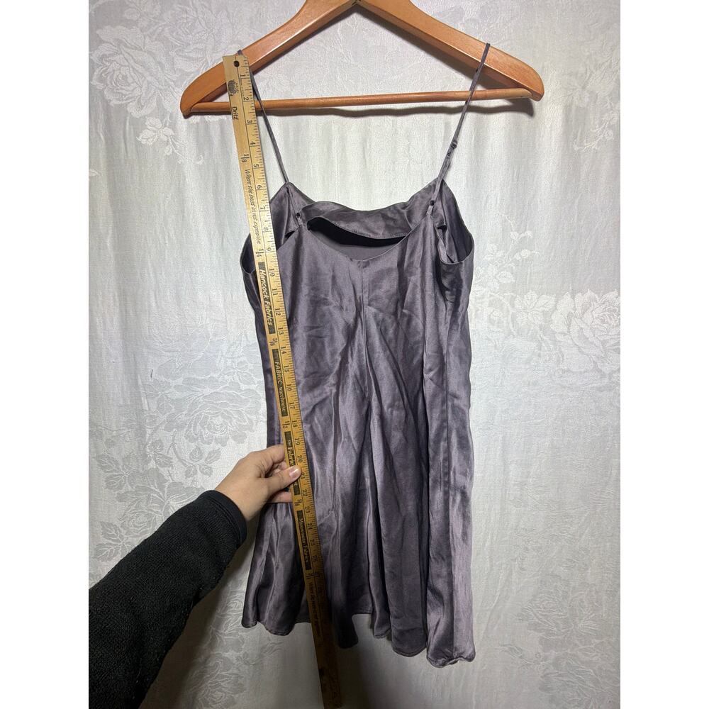 The Lingerie Collection Slip Dress P XS Purple 100% Silk - Picture 4 of 6